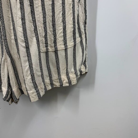 Lou & Grey Women's Striped Rayon Relaxed Short Sleeve Romper Size XS - Picture 5 of 14
